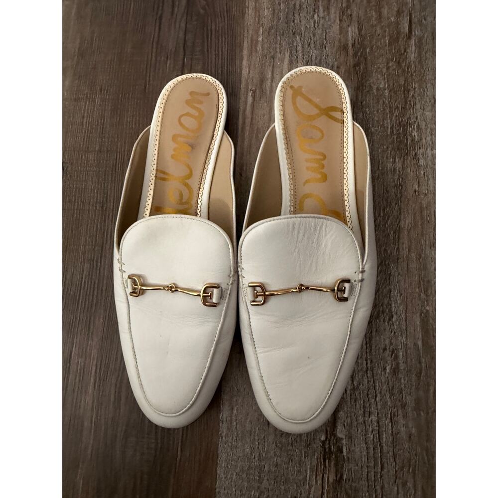 Sam Edelman Linnie Bit Mule in White size women’s 8 EUC - Picture 7 of 10
